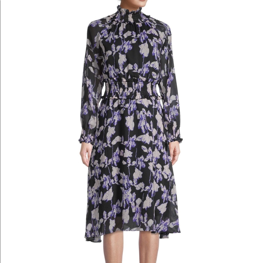 NWT CAARA Floral-Print Dress